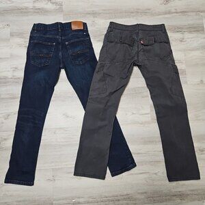 Boys Clothes Size 16 Pants Lot Levis Cargo Chinos Lucky Slim Jeans
